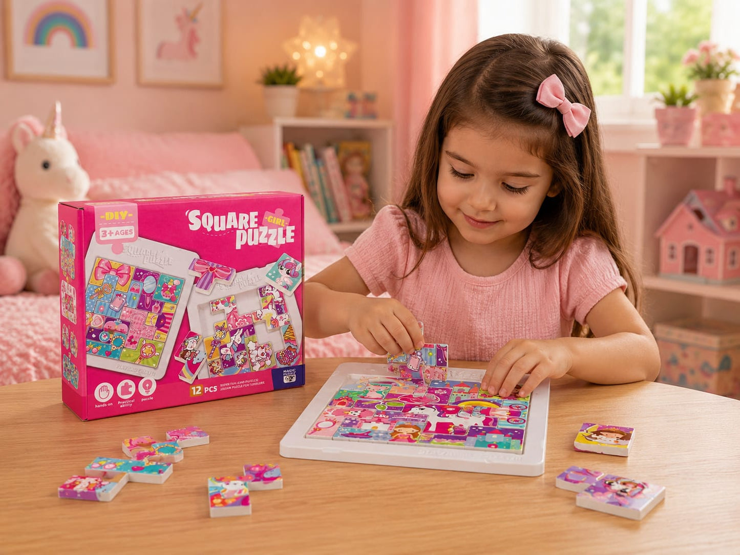 Creative Square Puzzle | Fun & Problem-Solving Toy