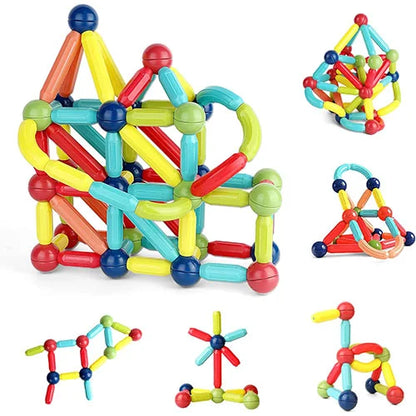 Magnetic Building Blocks | Screen-Free Brain Building Toy