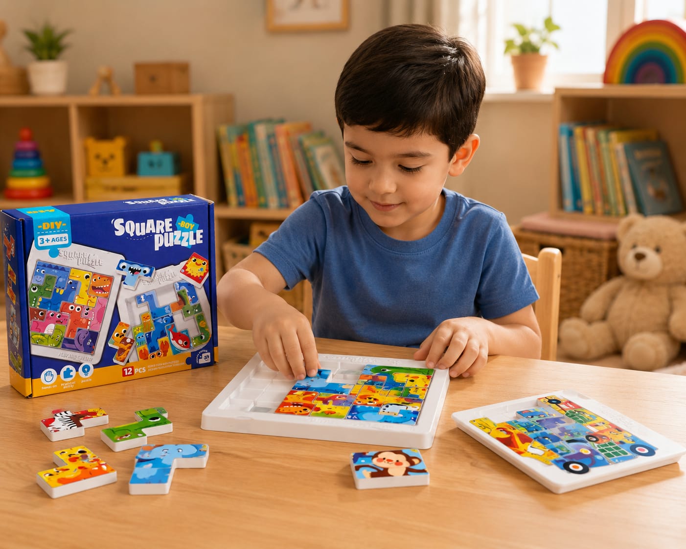 Creative Square Puzzle | Fun & Problem-Solving Toy
